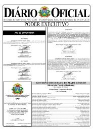 PODER EXECUTIVO - seplan - Governo do Estado de Mato Grosso