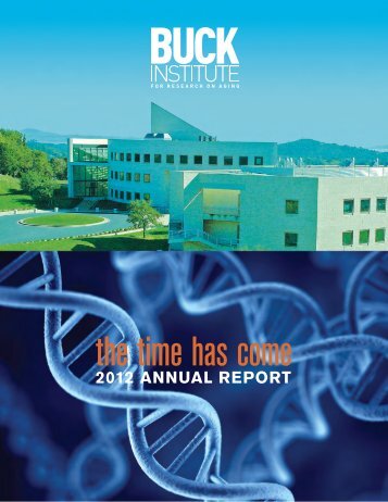 Annual Report 2012 - Buck Institute