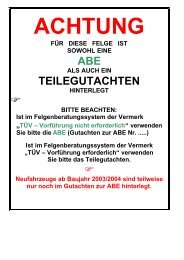 ABE TEILEGUTACHTEN - Teile-billiger.de