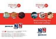 Wood Finishing and Industrial Coatings - Movac Group Limited
