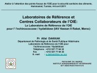 Centre collaborateur et laboratoire de rÃ©fÃ©rence de l'OIE - OIE Africa