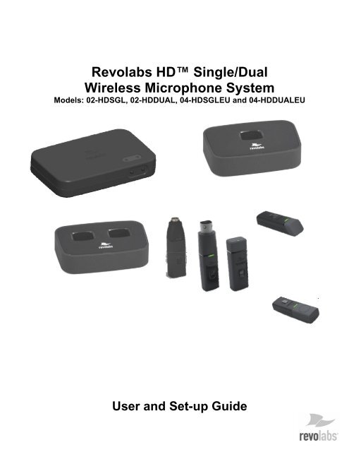 Revolabs HD™ Single/Dual Wireless Microphone System