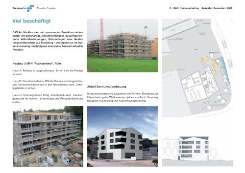 Kommunikation im Fokus - CAS Architekten