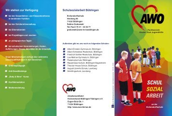 SCHUL SOZIAL ARBEIT - GWRS Eichendorffschule Böblingen