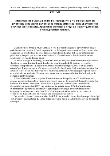 MÃ©moire TFE Jean Blum - ENGEES
