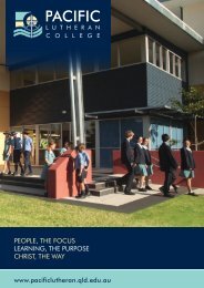 Download this Prospectus as PDF - Pacific Lutheran College