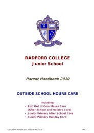 Radford College Junior School