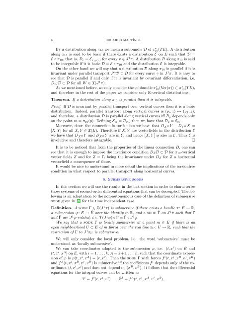 PARALLEL TRANSPORT AND DECOUPLING 1. Introduction One of ...
