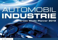 Cross Media Planner 2012 - Automobil Industrie - Vogel Business ...