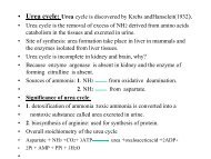 â¢ Urea cycle: Urea cycle is discovered by Krebs andHanseleit(1932 ...
