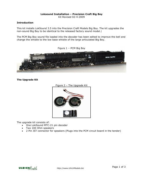 Installation of Loksound decoder in Athearn SD70M - Ulrich Models