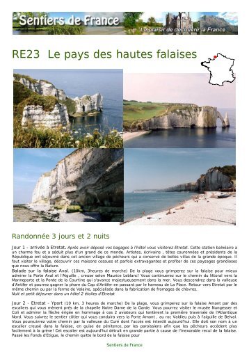 RE23 Le pays des hautes falaises - Sentiers de France