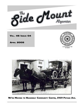 April - Manitoba Classic and Antique Auto Club