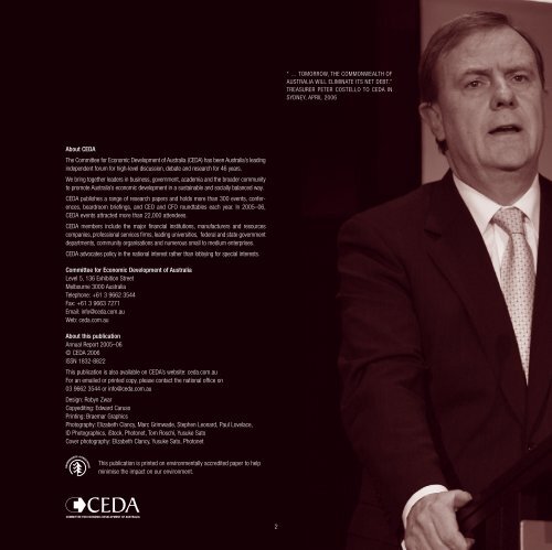 CEDA Annual Report 2005-06
