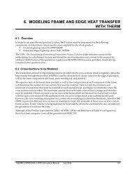 Modeling Frame and Edge Heat Transfer with THERM