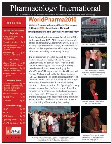 Pharmacology International No. 75 December 2010 The Semi - iuphar