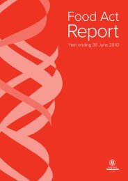Food Act Report 2009/2010 - SA Health - SA.Gov.au