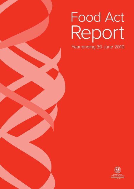 Food Act Report 2009/2010 - SA Health - SA.Gov.au