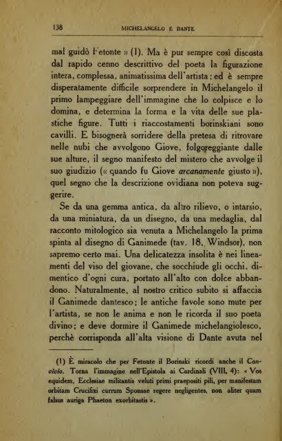 Michelangelo e Dante : e altri brevi saggi : Michelangelo poeta, La ...