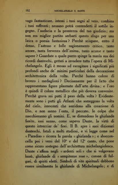 Michelangelo e Dante : e altri brevi saggi : Michelangelo poeta, La ...