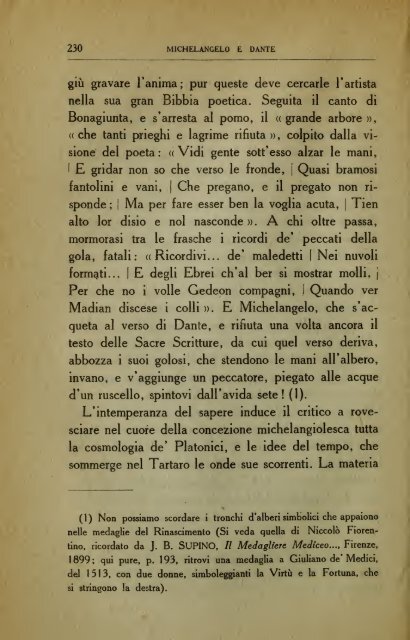 Michelangelo e Dante : e altri brevi saggi : Michelangelo poeta, La ...