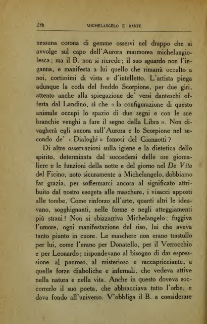 Michelangelo e Dante : e altri brevi saggi : Michelangelo poeta, La ...