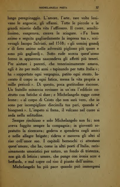 Michelangelo e Dante : e altri brevi saggi : Michelangelo poeta, La ...