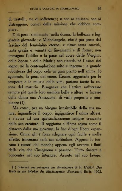 Michelangelo e Dante : e altri brevi saggi : Michelangelo poeta, La ...