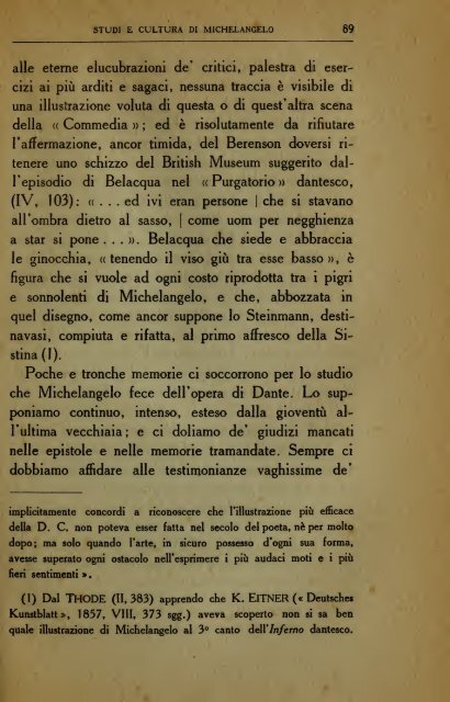 Michelangelo e Dante : e altri brevi saggi : Michelangelo poeta, La ...