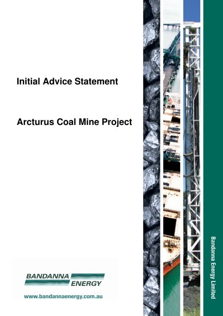 Initial Advice Statement for the Arcturus Coal Mine Project