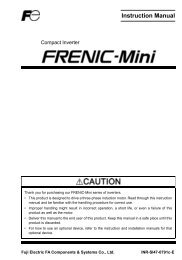 FRENIC Mini - Instruction Manual - Linh Trung