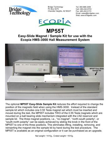 MP55T Easy-Slide Sample Kit - Four Point Probes