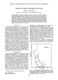 Reactive Nitrogen Compounds in the Arctic