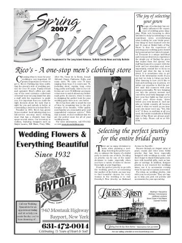 Spring Bridal 2007 (4-26-07) - Islip Bulletin