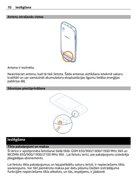 Nokia 300 lietotāja rokasgrāmata - Xnet.lv