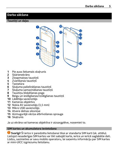 Nokia 300 lietotāja rokasgrāmata - Xnet.lv