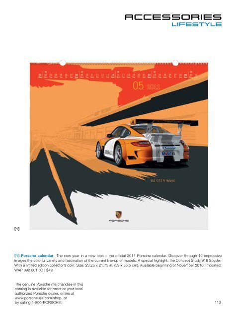 Porsche design driver's selection - Porsche Dealers of North America