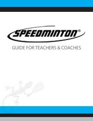 GUIDE FOR TEACHERS & COACHES - Speedminton