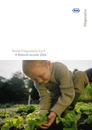 Roche Diagnostics S.p.A. Bilancio sociale 2004