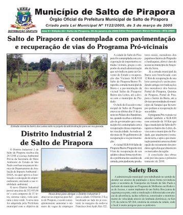 EdiÃƒÂ§ÃƒÂ£o - Prefeitura Municipal de Salto de Pirapora