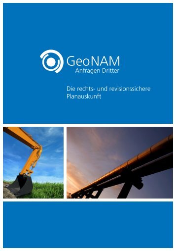 Produktblatt - GeoNAM Anfragen Dritter - Geomagic GmbH