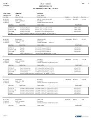 City of Coronado PERMITS ISSUED For the Period 1/7/2013 thru 1 ...