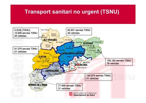 Transport sanitari no urgent (TSNU) - Generalitat de Catalunya