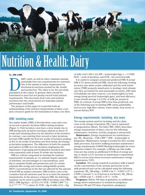 Dairy Cow Nutrient Requirements All About Cow Photos