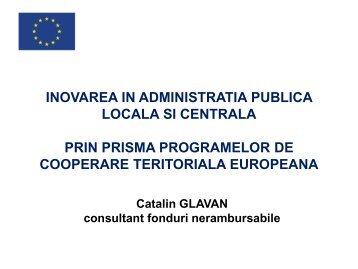 inovarea in administratia publica locala si centrala prin prisma ...