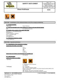 Diesel Antifreeze - Bardahl