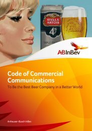 Code of Commercial Communications - Anheuser-Busch InBev