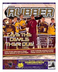 renewed commitment to excellence, Arizona State - Rubber Hockey ...