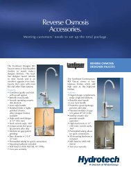 Reverse Osmosis Accessories. - Hydrotech