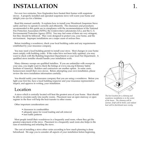 Installation K P1 10 Pdf Woodstock Soapstone